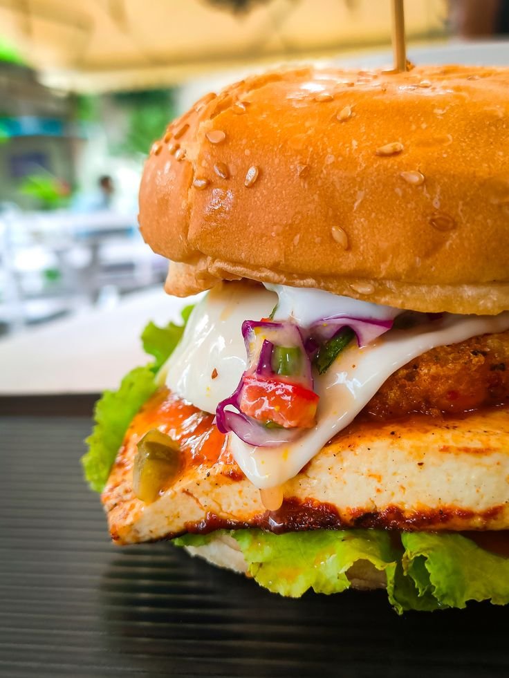 Spicy Paneer Burger